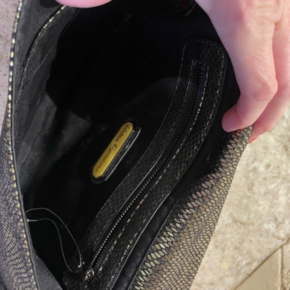 Metallic Black Gold Clutch Purse - Stitch Fix - Picture 2 of 3